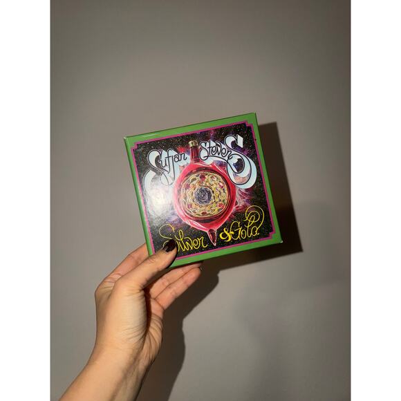 New Sufjan Stevens Silver Gold 5 CD EP Limited Box Christmas Set 2012 Stickers - Picture 7 of 9